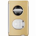 thumbnail image 1 of Cigar cutter five-in-one multifunctional cigar scissors stainless steel blade flat V-mouth scissors cigarette butt through needle cigar drill,黄色, 1 of 9