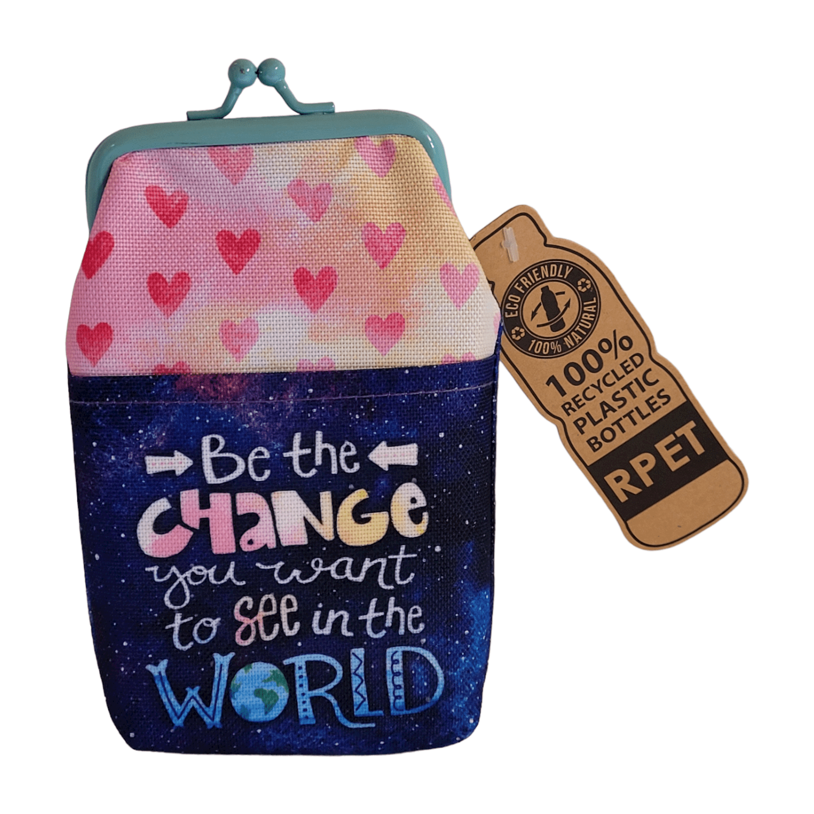 Cigarette Case for Women 100s Tampon Holder Change Purse rPET BE THE