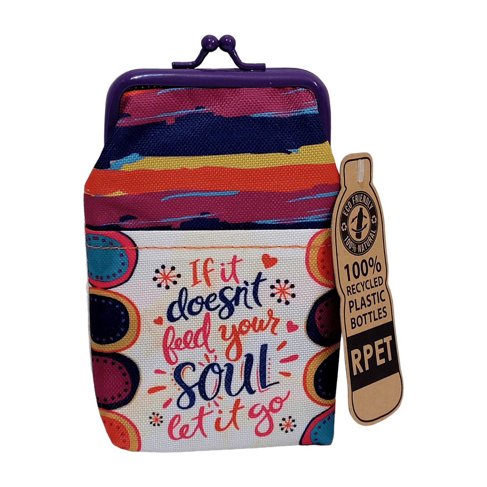 Cigarette Case for Women 100s Tampon Holder Change Purse rPET IF IT