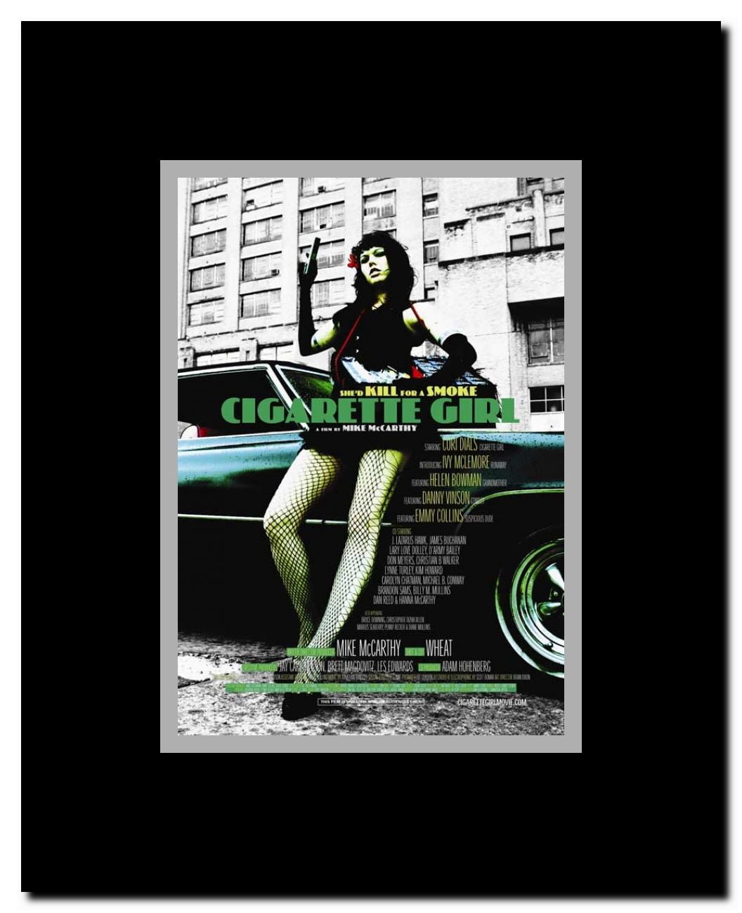 Cigarette Girl Framed Movie Poster