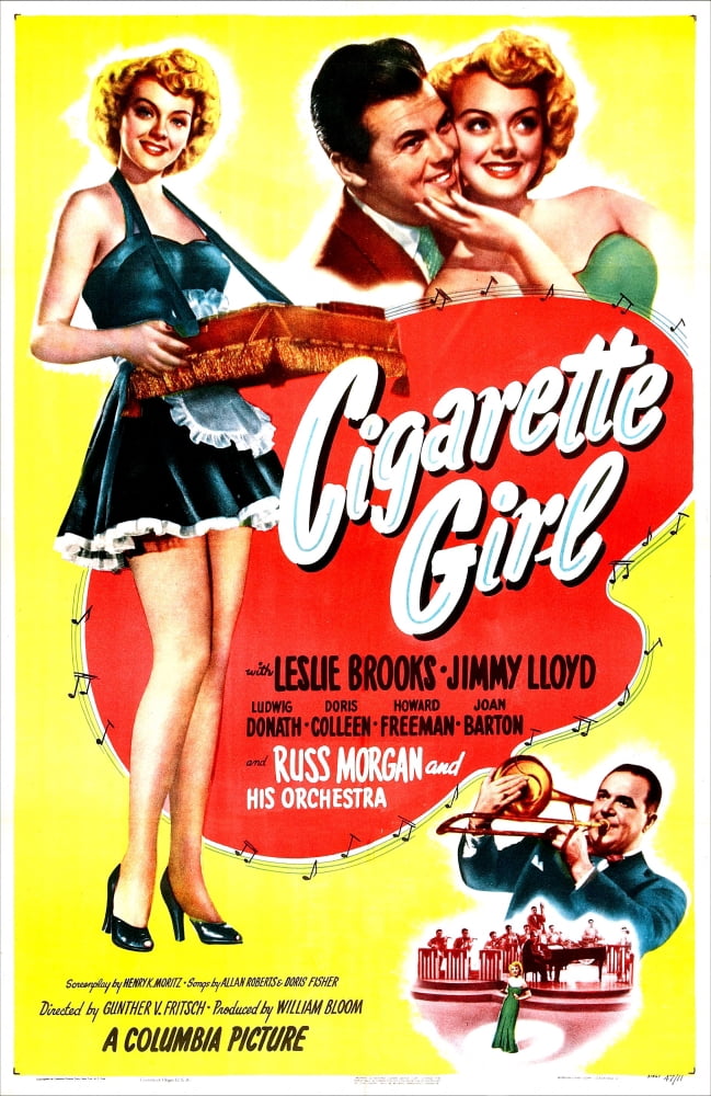 Cigarette Girl U Canvas Art - (11 x 17)