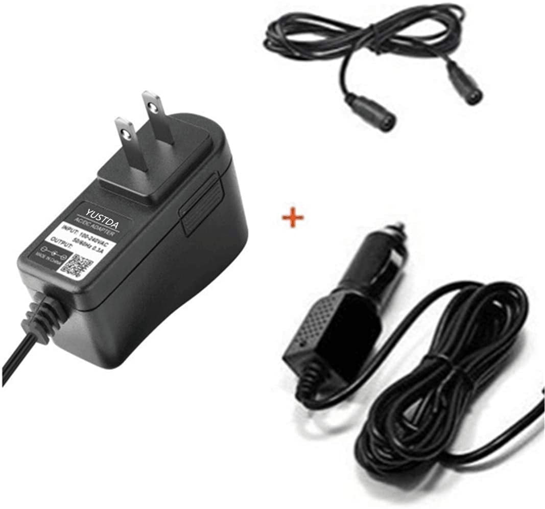 Cigarette Lighter Plug 12V AC/DC Adapter for Schumacher SJ3 SJ4 Jumpstarter  Instant Power Portable Jump Starter 12 Volt Power Station Power Supply Cord  Battery Charger Mains PSU