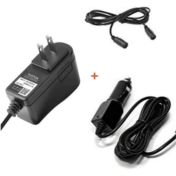 Cigarette Lighter Plug AC/DC Adapter for MAXX 1200 Peak AMPS Jump Starter with Air Compressor and Inverter Ever Start 1200A 600A Jumpstarter Box Lot 11480 Power Supply Charger