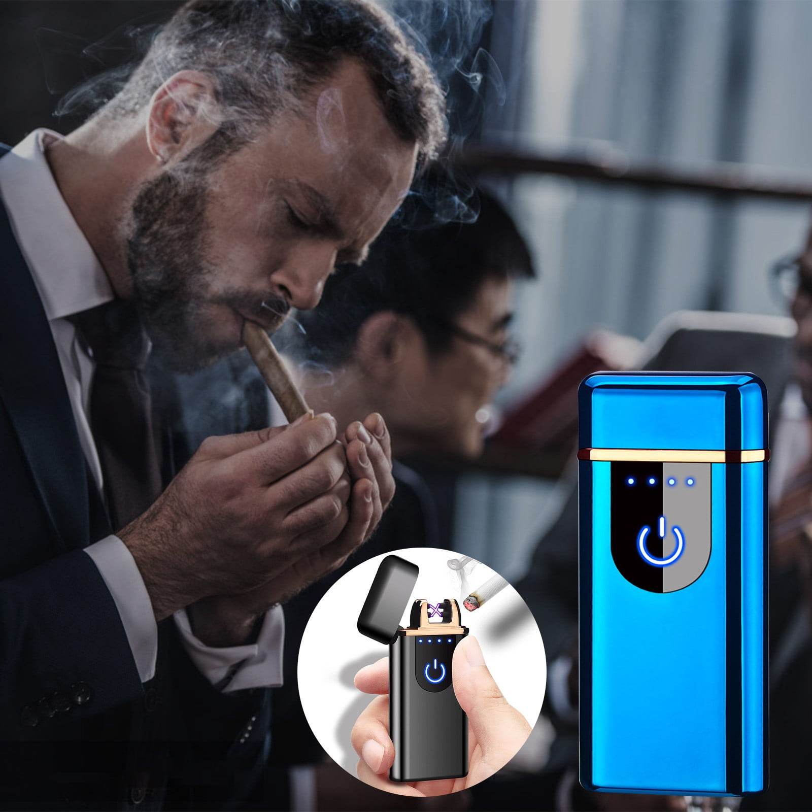 Cigarettes Electric Christmas Gifts USB Cool Lighters Lighters for