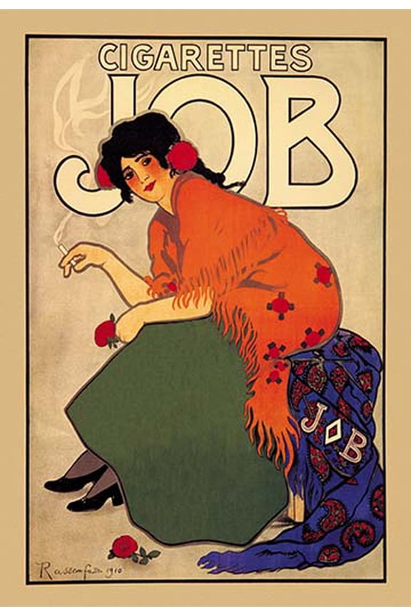 Cigarettes Job Museum quality giclee print canvas wrap(20" x 30")