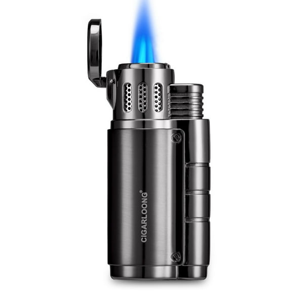 Cigarloong, A Male Cigar Lighter With A Flip-Top Sound, Is Creative And Unique, With A Ghost-Like Fire Shooting Straight At You