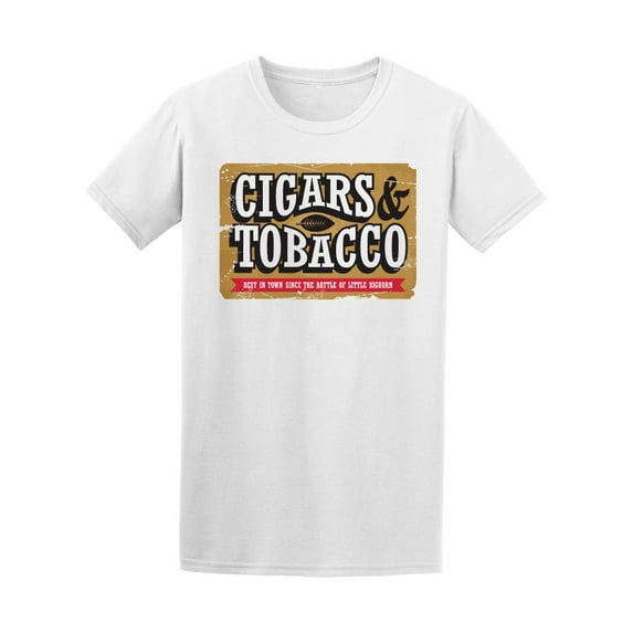 Cigars And Tobacco Vintage T-Shirt Men -Image by Shutterstock, Male XX-Large