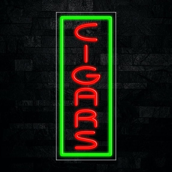 Cigars LED Neon Sign 12"L x 30"H #31533