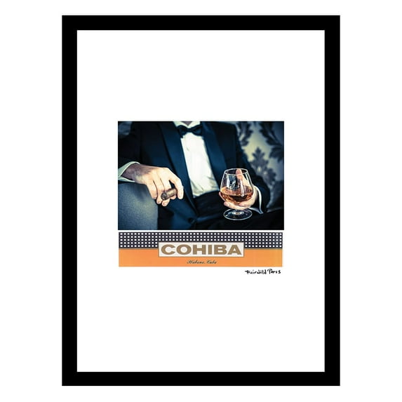 Cigars Scream Sophistication in this Powerful Image - Framed Print