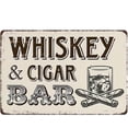 thumbnail image 1 of Cigars Solve Most of My Problems Whiskey Does The Rest Signs Metal Tin Sign, Whiskey & Cigar Bar Poster for Home Office Pub Man Cave Wall Decor Plaque Sign 12x8 Inch, 1 of 4