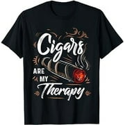 Cigars are my Therapy Shirt - Cigars T Shirts for Men, Dad T-Shirt