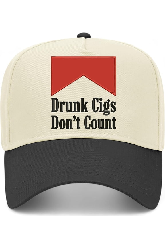 Cigs Don't Count Hat (Black/Natural)