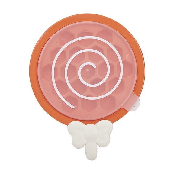 Ciieeo 1Pcs Lollipop Ice Cube Trays For Freezer Fun Summer Beverage Ice Maker Easy Release Nonstick For DIY Juice/ Ice Cube Mold Orange