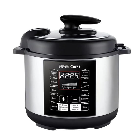 Cikuci Electric Pressure Cooker, Multi-Functional Slow Cooker, Rice Cooker, Sauté pan, Soup Pot, Egg Cooker, Warmer, Preset Cooking