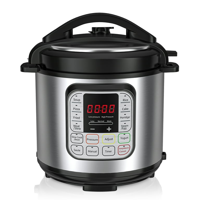 Multi-Function 6 Qt. Black Electric Pressure Cooker Multi-Function 6 Qt. Black Electric Pressure Cooker