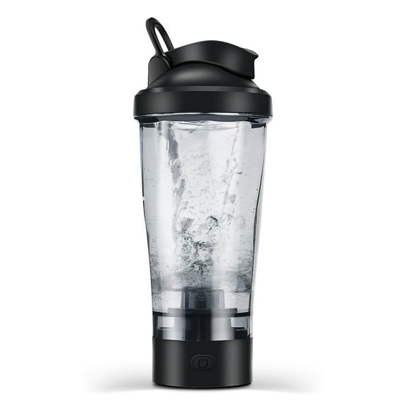 Electric Protein Shaker Bottle,Portable Mixer Cup Protein Shake Mixer Cup Mixer,16oz Cup/450ML,Black