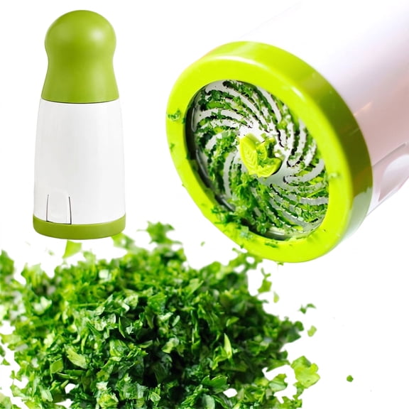 Cilantro Chopper, Manual Herb & Spice Grinder, Portable Food Chopper for Cilantro, Herbs & Seasonings