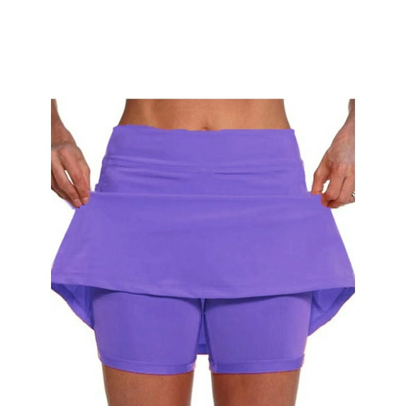 Cilcicy Athletic Pockets Short Lining Women Golf Skort