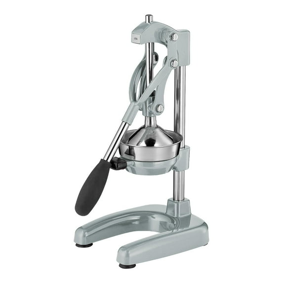 Cilio Commercial Grade Manual Citrus Press Juicer Silver Matte 17 Inch