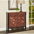 thumbnail image 1 of Cillian 2-Door 2-Drawer Console Table with Shelves, Red Oriental, 1 of 13