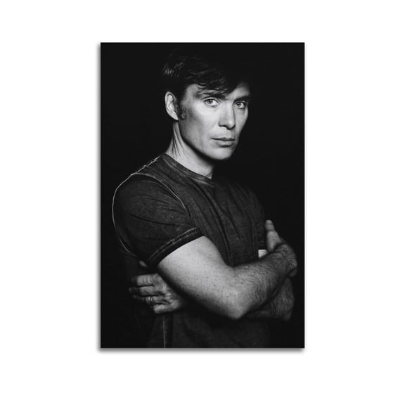 Cillian Murphy Black And White Poster Posters Aesthetic Canvas Posters Room Bedroom Decorative Decor Wall Art Office Home Decor