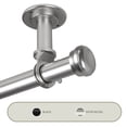 thumbnail image 1 of Cillo Ceiling 1" Curtain Rod/ Room Divider 48-84 inch - Satin Nickel, 1 of 2