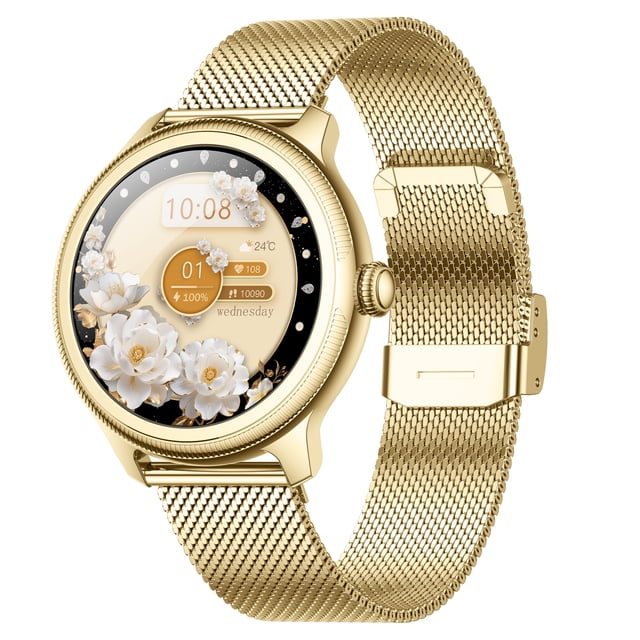 Cillso Smart Watch for Women, Elegant Round Smartwatch with 1.19 ...