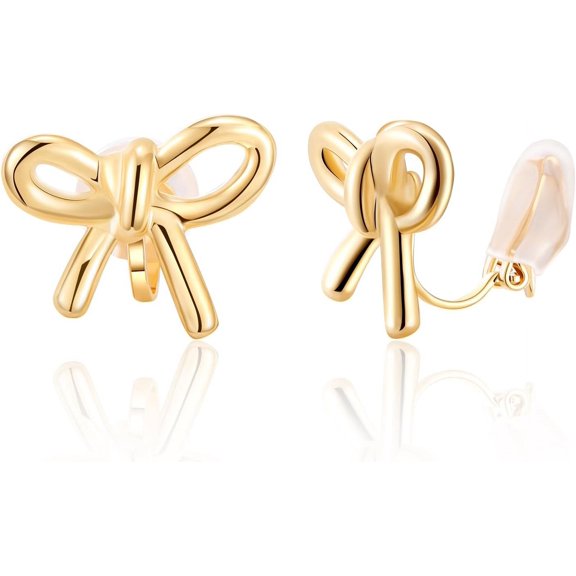 Cilp-On Bow Earrings Non Pierced Ribbon Bow Dangle Drop Tassel Statement Earring For Women Dangling Long Chain Earrings（Gold And Silver）","Turbo_Loading_Text":"Loading Your Order Summary"},"[Z6692]