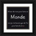thumbnail image 1 of Cilpa, Audrey and Fabrice 26x26 Black Ornate Wood Framed with Double Matting Museum Art Print Titled - Faire le mien, 1 of 4