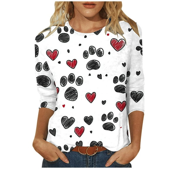 Cilsoka 3/4 Sleeve T Shirts for Women Black Tshirts for Women Graphic Womens Tops 2025 Trendy Tunic Tops for Women 2025 Cotton Long Sleeve Blouse Women My Orders