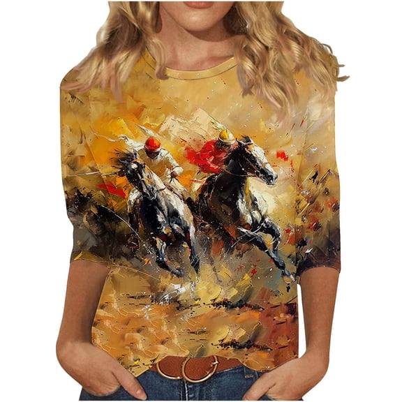 Cilsoka 3/4 Sleeve T Shirts for Women Black Tshirts for Women Petite 3/4 Sleeve T Shirts for Women Summer Fashion Shirts for Women 2025 Trendy Long Sleeve Shirts for Women Plus V-Neck My Orders