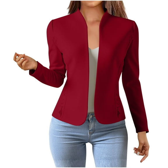 Cilsoka Blazers for Women Plus Size Lightweight Business Casual Jacket Women Womens Business Casual Winter Jackets My Orders past Orders