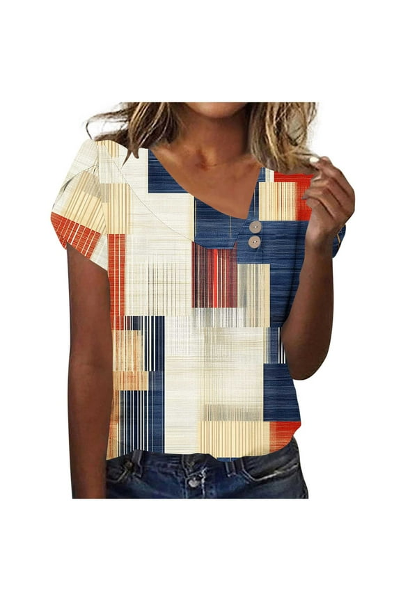 White Shirts for Women Summer Ladies Tops And Blouses Sleeveless Womens Graphic Tees V Neck Summer Blouses for Women Business Casual My Orders Placed