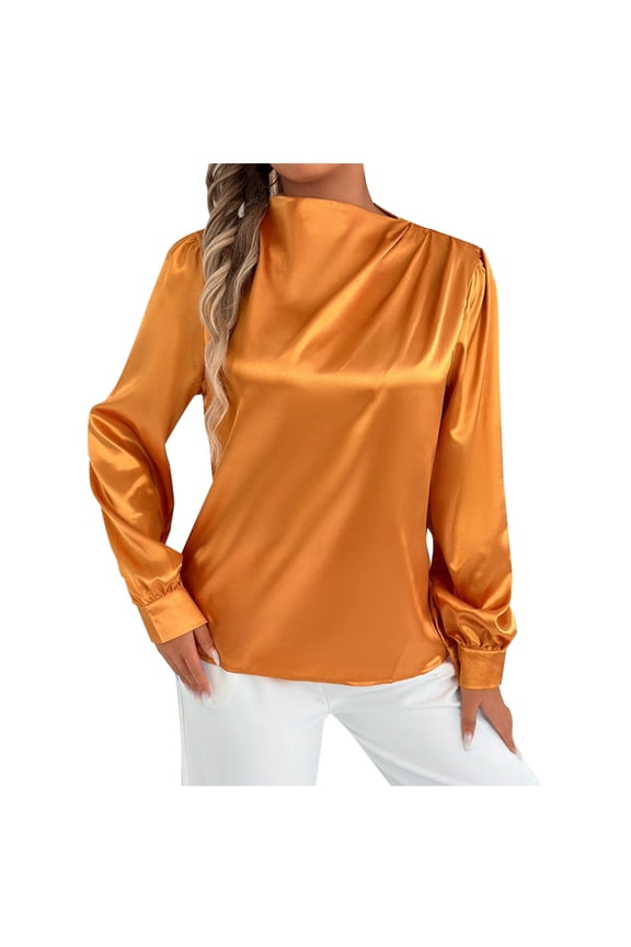 Button down Shirts for Women Crop 3/4 Sleeve Tops for Women Work Graphic Tees for Women Crop Top Womens Long Sleeve Blouses Fall Winter My Orders past Orders