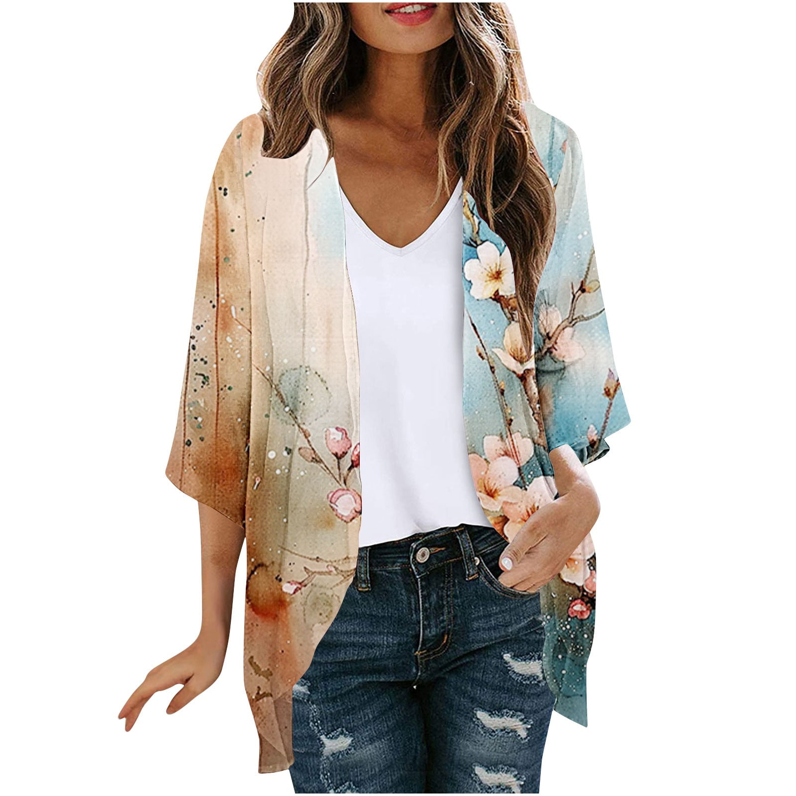 Cilsoka Cardigan Women Work Womens Tops Casual Clearance Tunic Plus