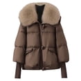 thumbnail image 1 of Cilsoka Casual Jackets for Women Plus Winter Coats for Women Red Winter Fashion Clothes Outfits for Women My Orders past Orders, 1 of 3