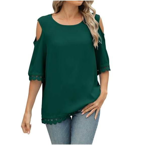 Cilsoka Funny Shirts for Women V Neck White Summer Tops for Teen Girls Basic Tees for Women Plus Womens Summer Blouses Short Sleeve