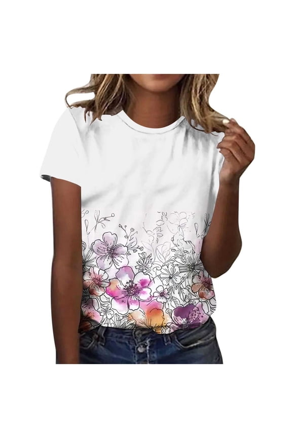 Plus Shirts for Women Trendy Short Sleeve Tops for Women Plus Size Sexy Tops for Women Going Out Work Blouses for Women Office Spring