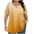 thumbnail image 1 of Cilsoka Shirts for Women Trendy Summer Plus Size Womens Tank Tops Fitted Athletic Active Tank Tops for Women Loose Women White Blouses Plus Size, 1 of 5