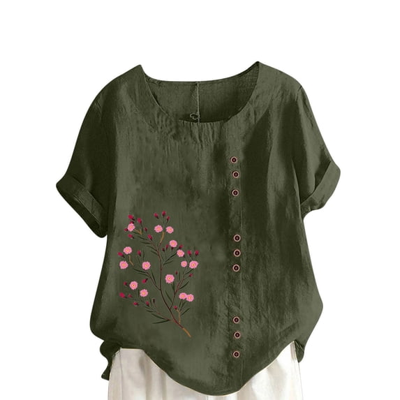 Cilsoka T Shirts for Women Loose Fit Graphic Young Womens Tops Trendy Summer Oversized Graphic Tees for Women Country Blouses for Women Dressy Casual Sexy