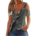 thumbnail image 1 of Cilsoka Womens Shirts Dressy Casual Petite White Summer Tops Y2K Women'S Long Summer Tunics Womens Blouses And Tops Dressy, 1 of 6