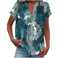 thumbnail image 1 of Cilsoka Womens Short Sleeve Shirts Plus Size Summer Workout Tops for Women 2025 Plus Size Graphic Tees for Women Bands Blouses for Women Casual Summer, 1 of 4