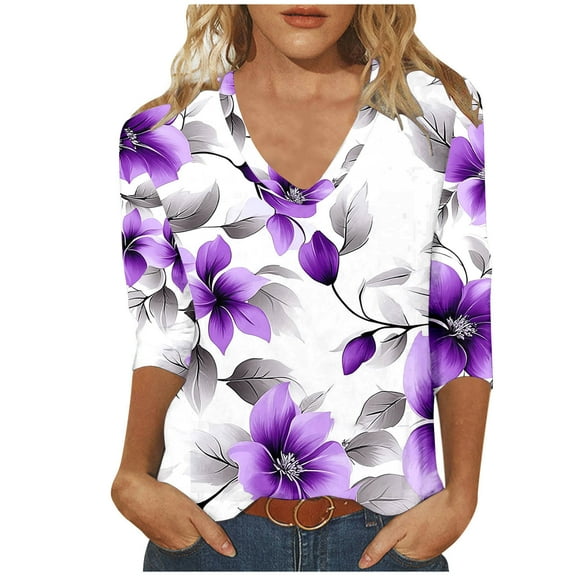 Cilsoka Cute Shirts for Women Fall Winter Trendy Graphic Tops for Women 2025 Basic Deep V Neck Tees for Women Womens Button down Blouse Silk My Orders past Orders