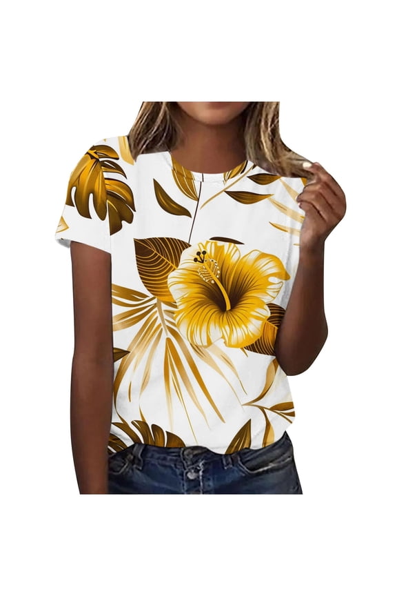 Dress Shirts for Women Under 10 Dollars Womens Tops Casual Summer Active Tops for Women 3/4 Sleeve Plus Size Blouses for Women Short Sleeve My Orders Placed