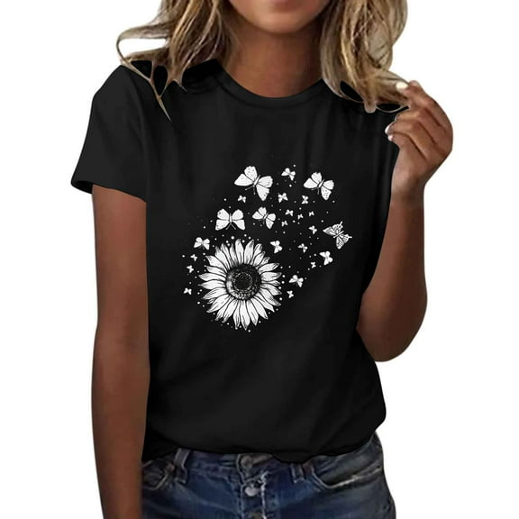 Cilsoka Dress Shirts for Women Plus Going Out Tops for Women Plus Size Graphic Tees for Women Trendy Black Plus Size Blouses for Women 3/4 Sleeve My Orders Placed