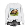 thumbnail image 1 of Cilsoka Fall Winter Hoodie for Women 2025 Womens Sweatshirt Zip up No Hood Womens Pullover Hoodie with Pockets White Tops for Women Casual My Orders past Orders, 1 of 3
