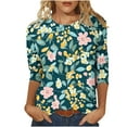 thumbnail image 1 of Cilsoka Fall Winter Shirts Women Graphic Tee Crop Tops for Women Plus Size Basic Tees for Women Work Blouses for Women Office My Orders past Orders, 1 of 4
