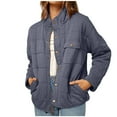 thumbnail image 1 of Cilsoka Hooded Winter Jackets for Women Winter Coats for Women Plus Size Pink Long Sleeve Button Jacket Coats with Pockets My Orders past Orders, 1 of 4