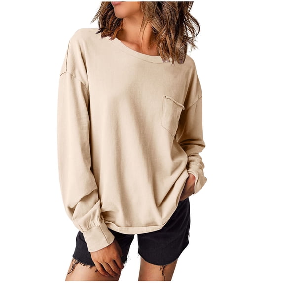 Cilsoka Hoodies for Women Trendy Crewneck Sweatshirts Women Fall Winter Womens Pullover Hoodie Sweatshirt Womens Long Sleeve Workout Tops My Orders past Orders