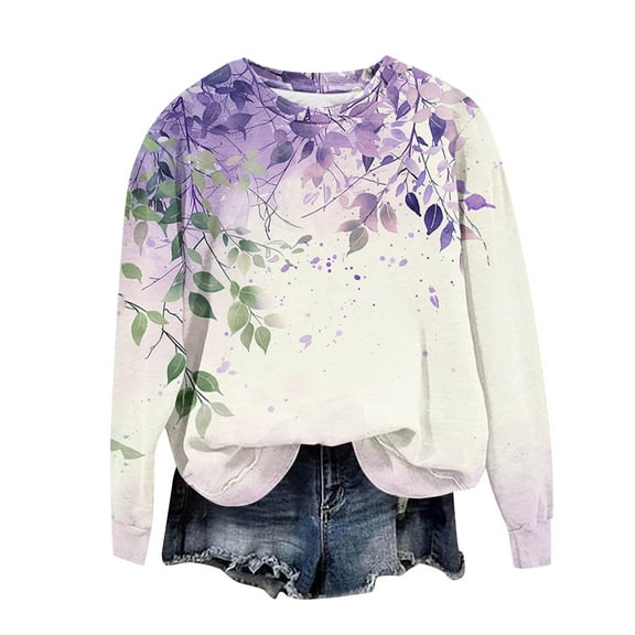 Cilsoka Hoodies for Women Trendy Oversized Womens Sweatshirt Zip up Crop Womens Pullover Sweatshirts Graphic Plus Size Tops for Women Purple My Orders past Orders